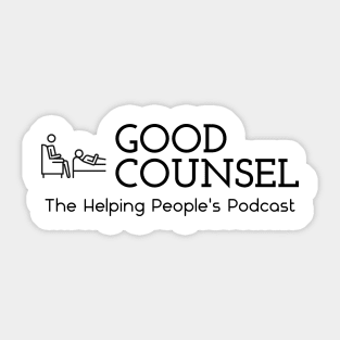 Good Counsel -black Sticker
